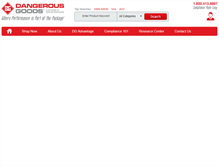 Tablet Screenshot of berlindangerousgoods.com